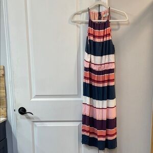Striped Halter Dress